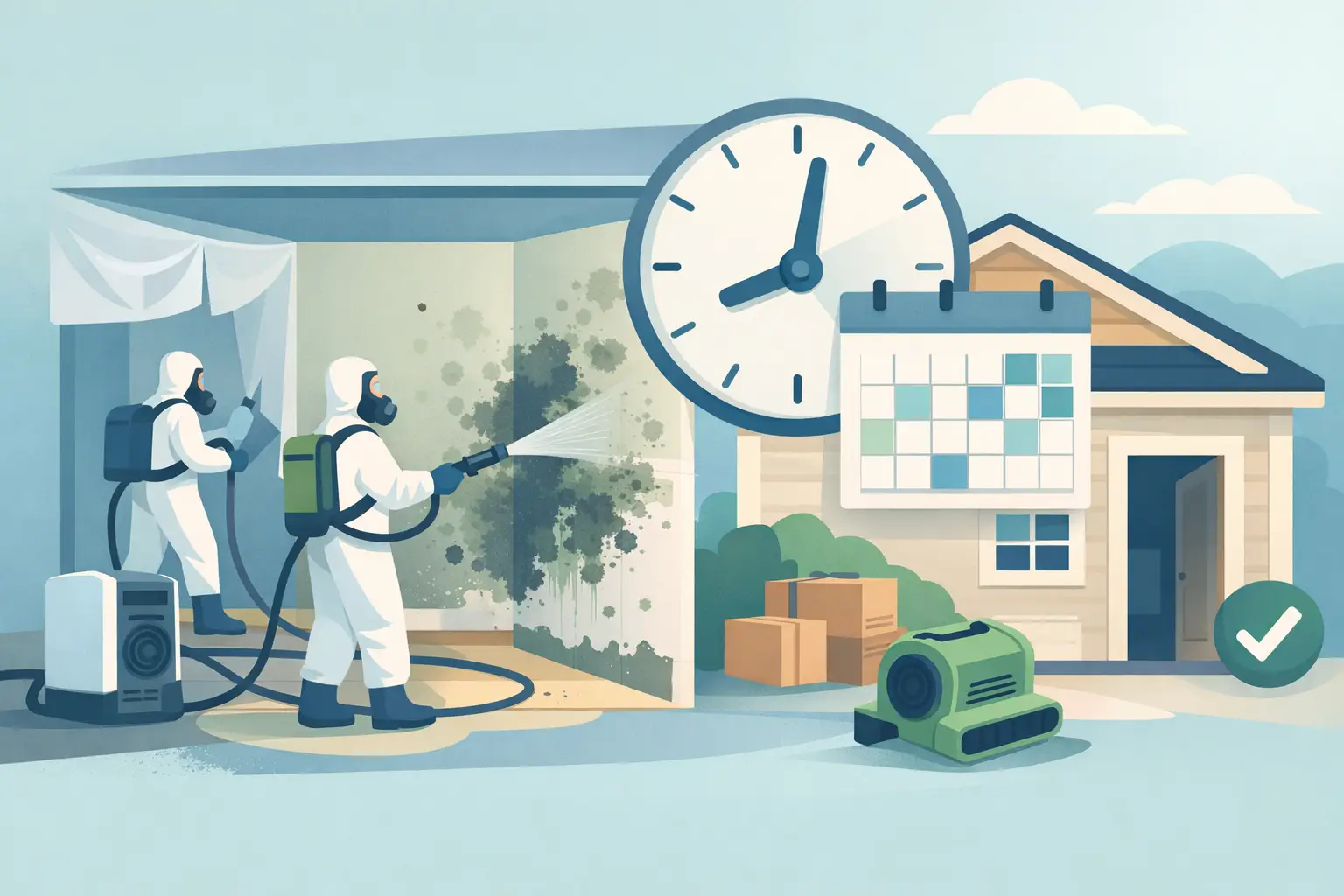 How Long Does Professional Mold Remediation Take?