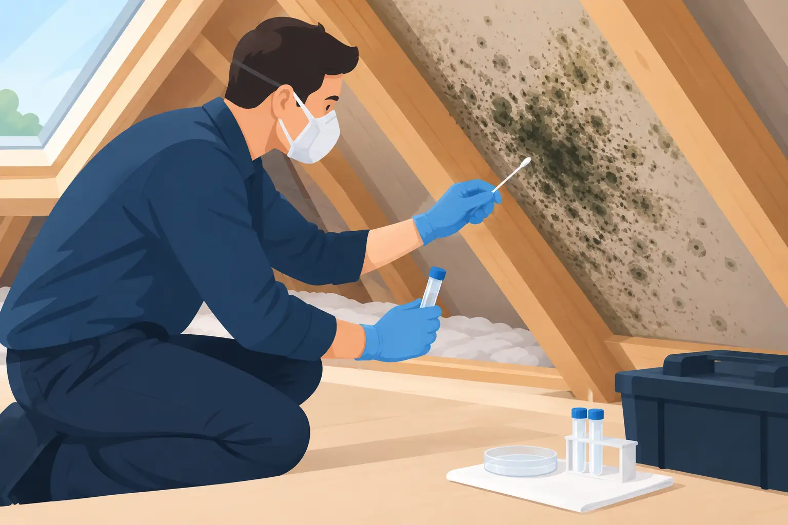 How to Test Attic Mold Before It Spreads