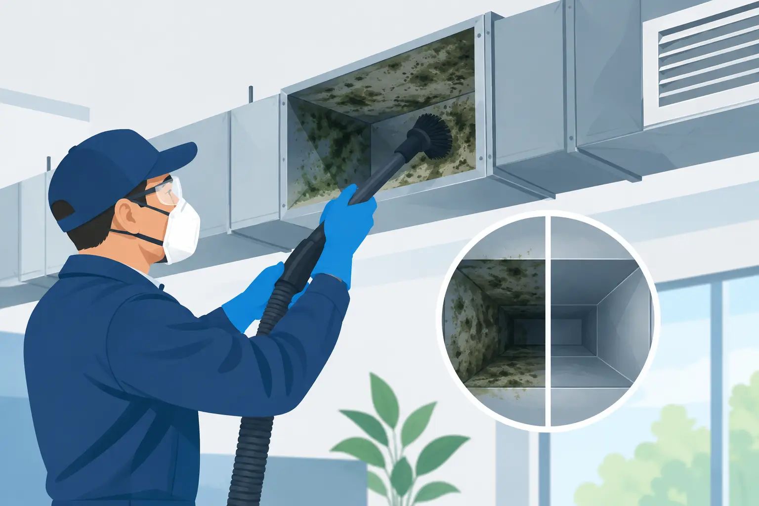 How to Address Mold in HVAC Ducts Safely